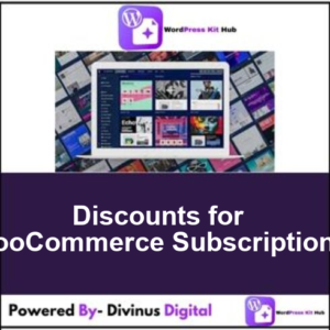 Discounts for WooCommerce Subscriptions