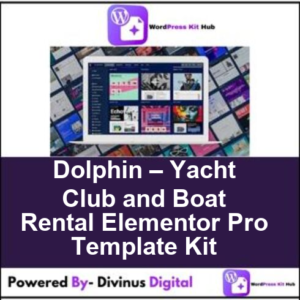 Dolphin – Yacht Club and Boat Rental Elementor Pro Template Kit