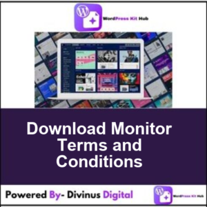 Download Monitor Terms and Conditions