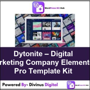 Dytonite – Digital Marketing Company Elementor Pro Template Kit