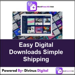 Easy Digital Downloads Simple Shipping