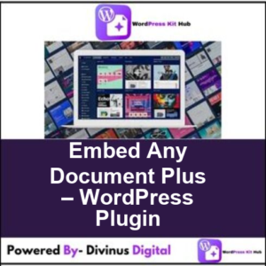 Embed Any Document Plus – WordPress Plugin