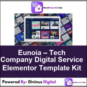 Eunoia – Tech Company Digital Service Elementor Template Kit