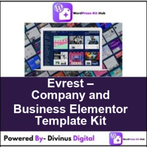 Evrest – Company and Business Elementor Template Kit