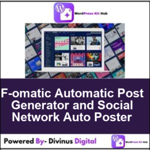 F-omatic Automatic Post Generator and Social Network Auto Poster