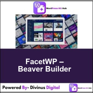 FacetWP – Beaver Builder