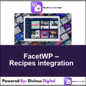 FacetWP – Recipes integration