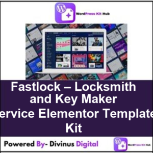 Fastlock – Locksmith and Key Maker Service Elementor Template Kit