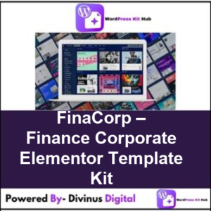 FinaCorp – Finance Corporate Elementor Template Kit