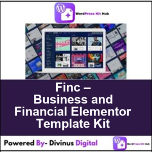 Finc – Business and Financial Elementor Template Kit