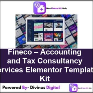 Fineco – Accounting and Tax Consultancy Services Elementor Template Kit