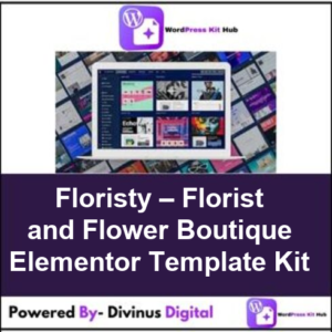 Floristy – Florist and Flower Boutique Elementor Template Kit