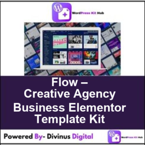 Flow – Creative Agency Business Elementor Template Kit