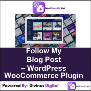 Follow My Blog Post – WordPress  WooCommerce Plugin