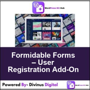 Formidable Forms – User Registration Add-On