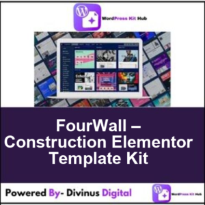 FourWall – Construction Elementor Template Kit