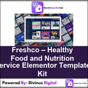 Freshco – Healthy Food and Nutrition Service Elementor Template Kit