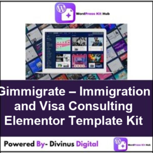 Gimmigrate – Immigration and Visa Consulting Elementor Template Kit