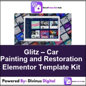Glitz – Car Painting and Restoration Elementor Template Kit