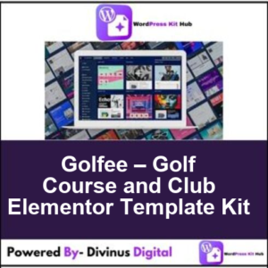 Golfee – Golf Course and Club Elementor Template Kit