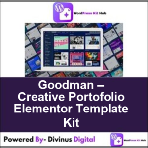 Goodman – Creative Portofolio Elementor Template Kit