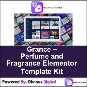 Grance – Perfume and Fragrance Elementor Template Kit