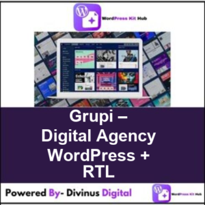 Grupi – Digital Agency WordPress + RTL