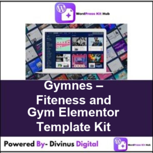 Gymnes – Fiteness and Gym Elementor Template Kit