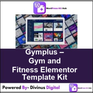 Gymplus – Gym and Fitness Elementor Template Kit