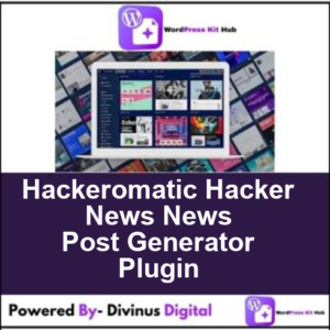 Hackeromatic Hacker News News Post Generator Plugin