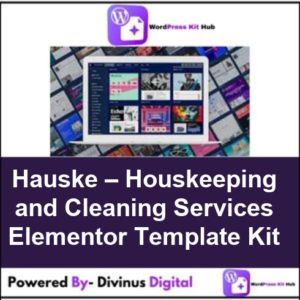 Hauske – Houskeeping and Cleaning Services Elementor Template Kit