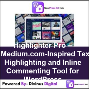 Highlighter Pro – A Medium.com-Inspired Text Highlighting and Inline Commenting Tool for WordPress