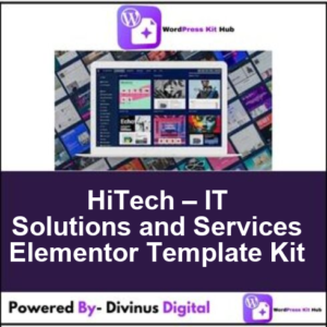 HiTech – IT Solutions and Services Elementor Template Kit