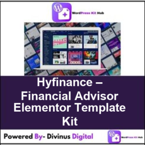 Hyfinance – Financial Advisor Elementor Template Kit