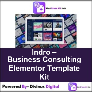 Indro – Business Consulting Elementor Template Kit