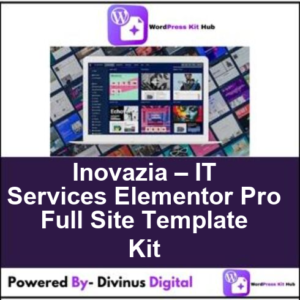 Inovazia – IT Services Elementor Pro Full Site Template Kit
