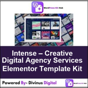 Intense – Creative Digital Agency Services Elementor Template Kit