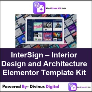 InterSign – Interior Design and Architecture Elementor Template Kit