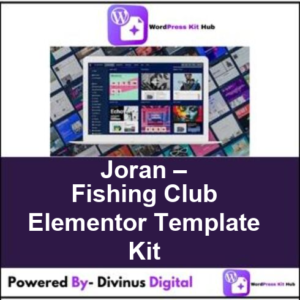 Joran – Fishing Club Elementor Template Kit