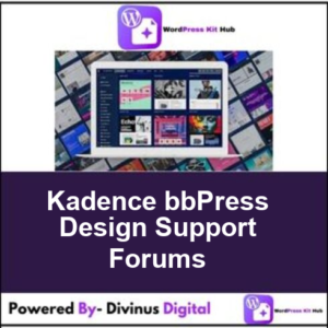 Kadence bbPress Design  Support Forums