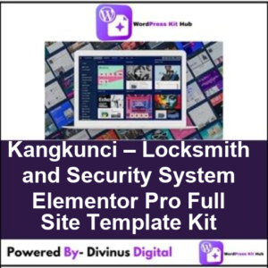 Kangkunci – Locksmith and Security System Elementor Pro Full Site Template Kit