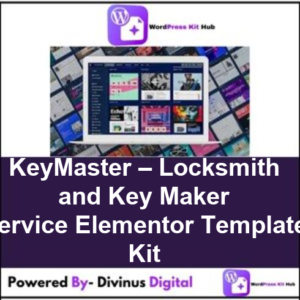 KeyMaster – Locksmith and Key Maker Service Elementor Template Kit