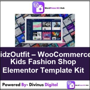 KidzOutfit – WooCommerce Kids Fashion Shop Elementor Template Kit