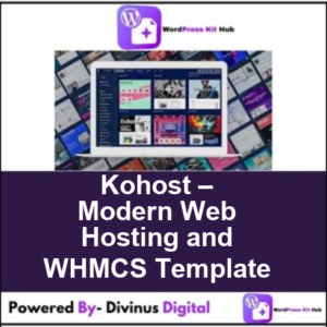 Kohost – Modern Web Hosting and WHMCS Template