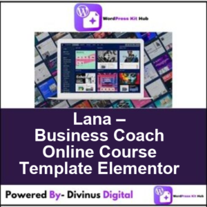 Lana – Business Coach Online Course Template Elementor