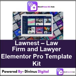Lawnest – Law Firm and Lawyer Elementor Pro Template Kit