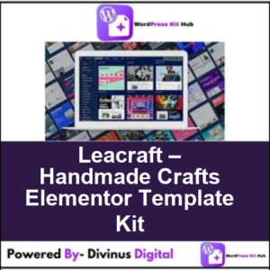 Leacraft – Handmade Crafts Elementor Template Kit