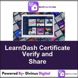 LearnDash Certificate Verify and Share
