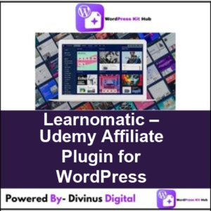 Learnomatic – Udemy Affiliate Plugin for WordPress