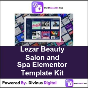Lezar Beauty Salon and Spa Elementor Template Kit